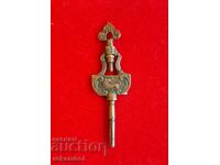 Старинно ключе за джобен часовник 17 -18 в