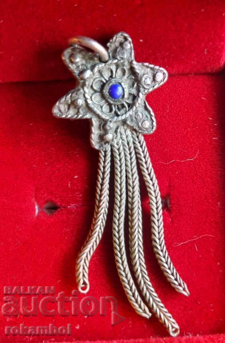 Auction Antique silver end cap for a kystek or rosary Auction Antique silver end cap for a kystek or rosary