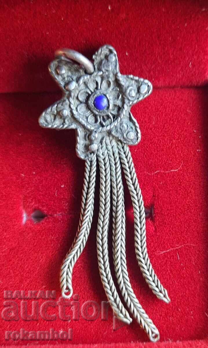 Antique silver end cap for a kystek or rosary Antique silver end cap for a kystek or rosary