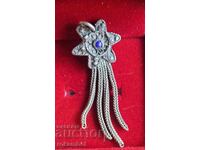 Vechi pandantiv din argint pentru ciucure sau șirag de mărgele