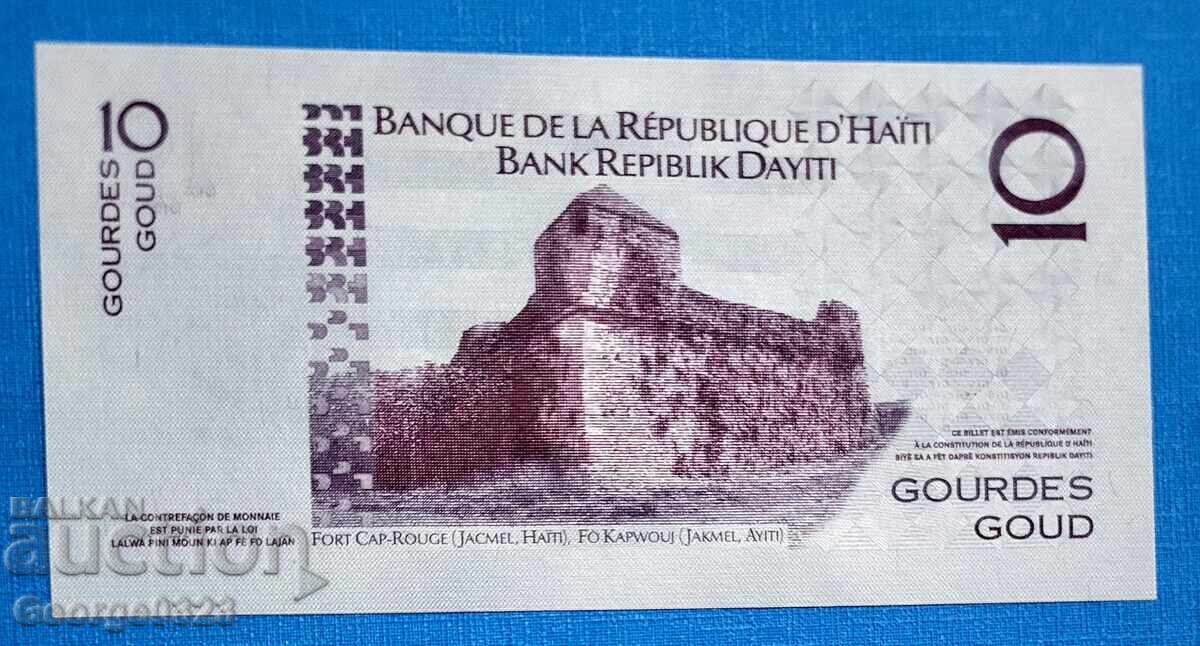 Αϊτή 2012 10 γκουρντέ UNC Νέα με τιμή 3.29 BGN | € 1.68