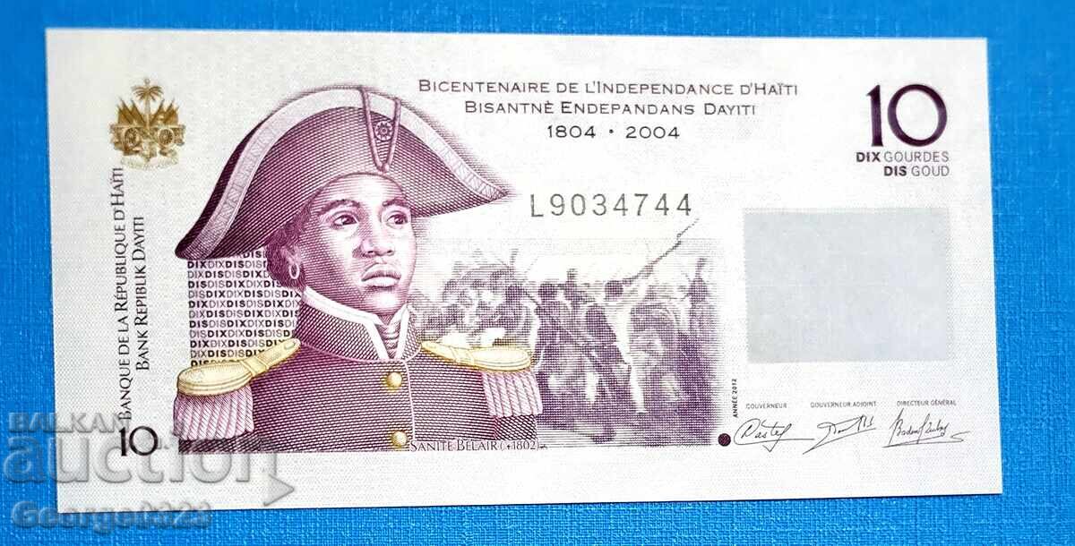 Αϊτή 2012 10 γκουρντέ UNC Νέα