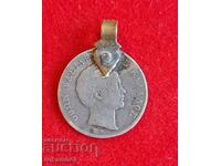 Παλαιό ασημένιο νόμισμα για κόσμημα