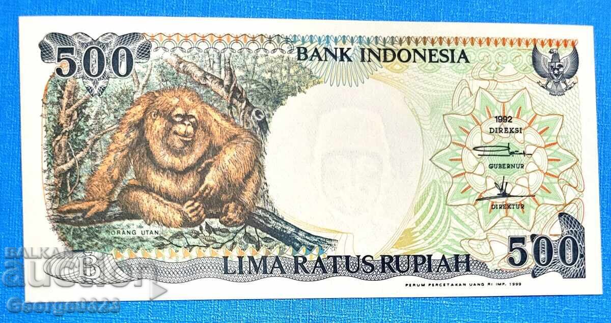 Ινδονησία 1992 500 ρουπίες UNC Νέα