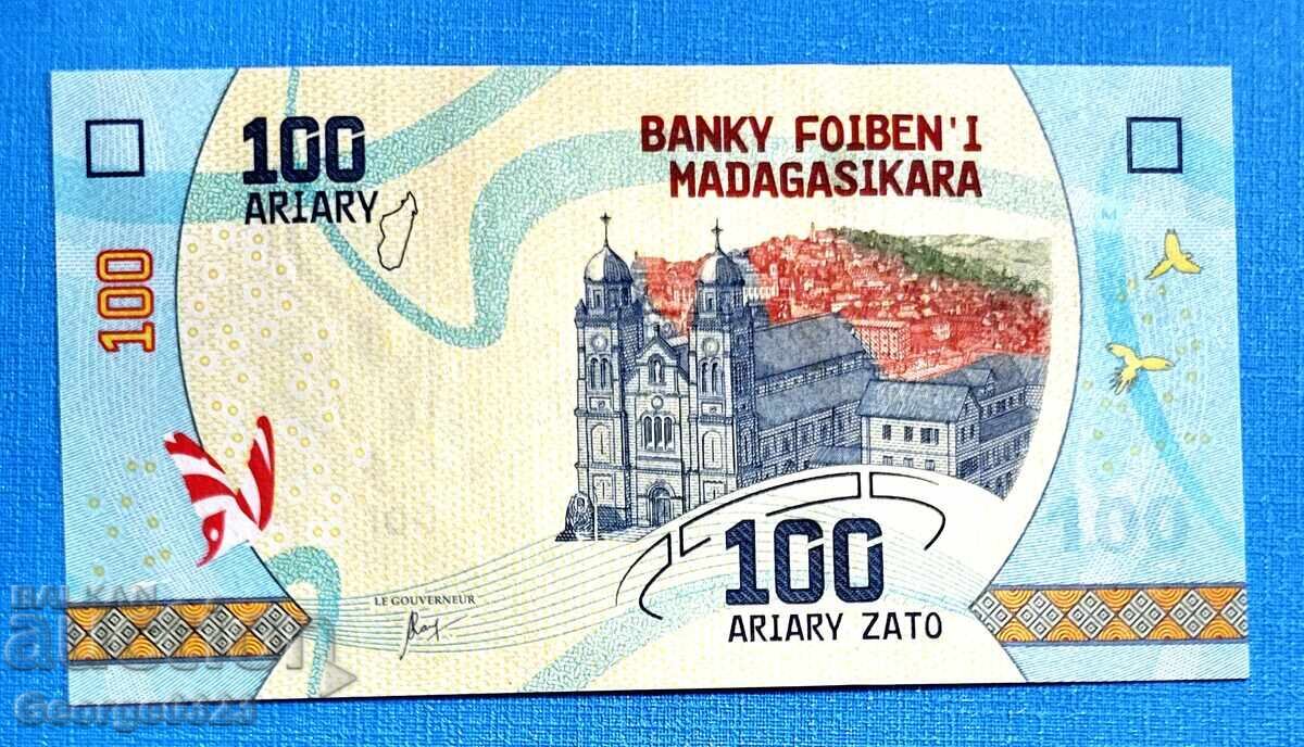 Μαδαγασκάρη 2017 100 αριαρί UNC Νέα