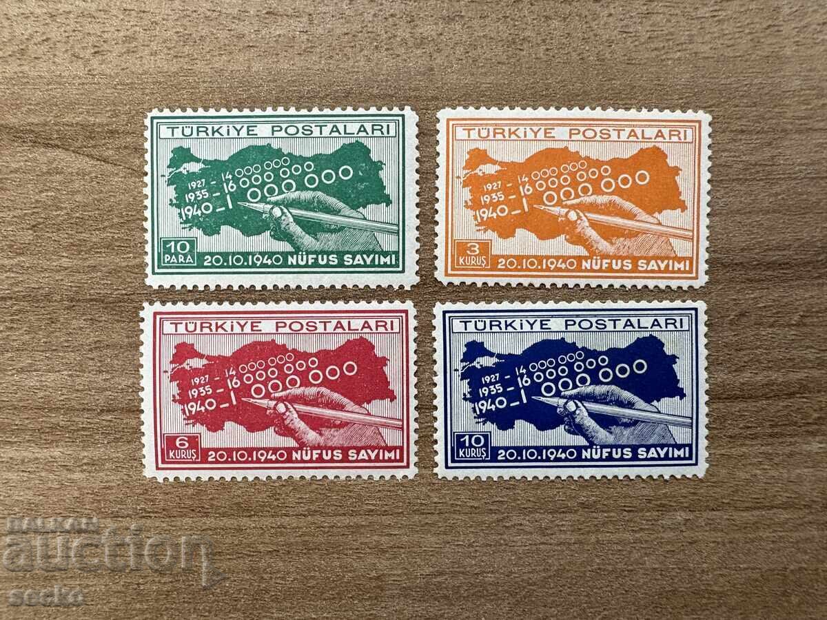 Турция - Национално преброяване (1940) MNH