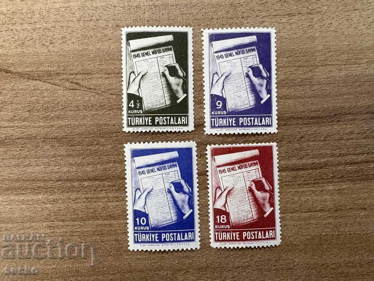 Τουρκία - Εθνική Απογραφή (1945) MNH