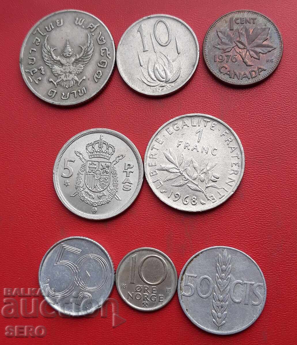 Mixed lot of 8 coins Mixed lot of 8 coins