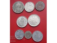 Mixed lot of 8 coins