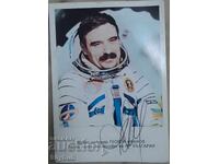 Bulgaria Cosmos Georgi Ivanov cu autograf carte poștală