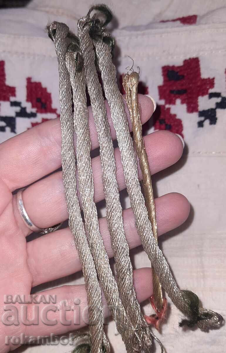 Silver and gold metallic threads for traditional costumes, uniforms with price € 115.00 | 224.92 BGN