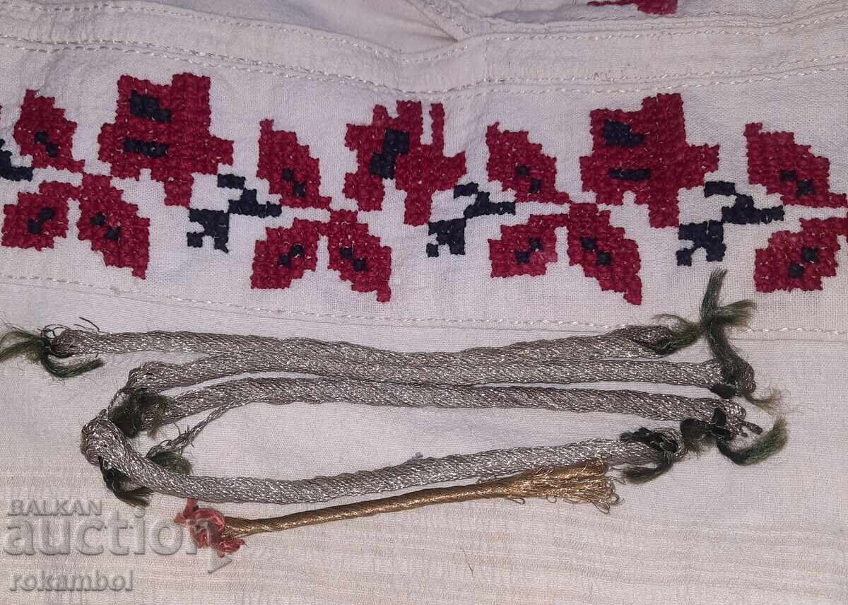 Silver and gold metallic threads for traditional costumes, uniforms