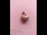 Silver heart pendant