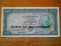 100 de escude 1961 - Mozambic ( VF )