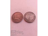 2 τεμ. Ασημένια νομίσματα