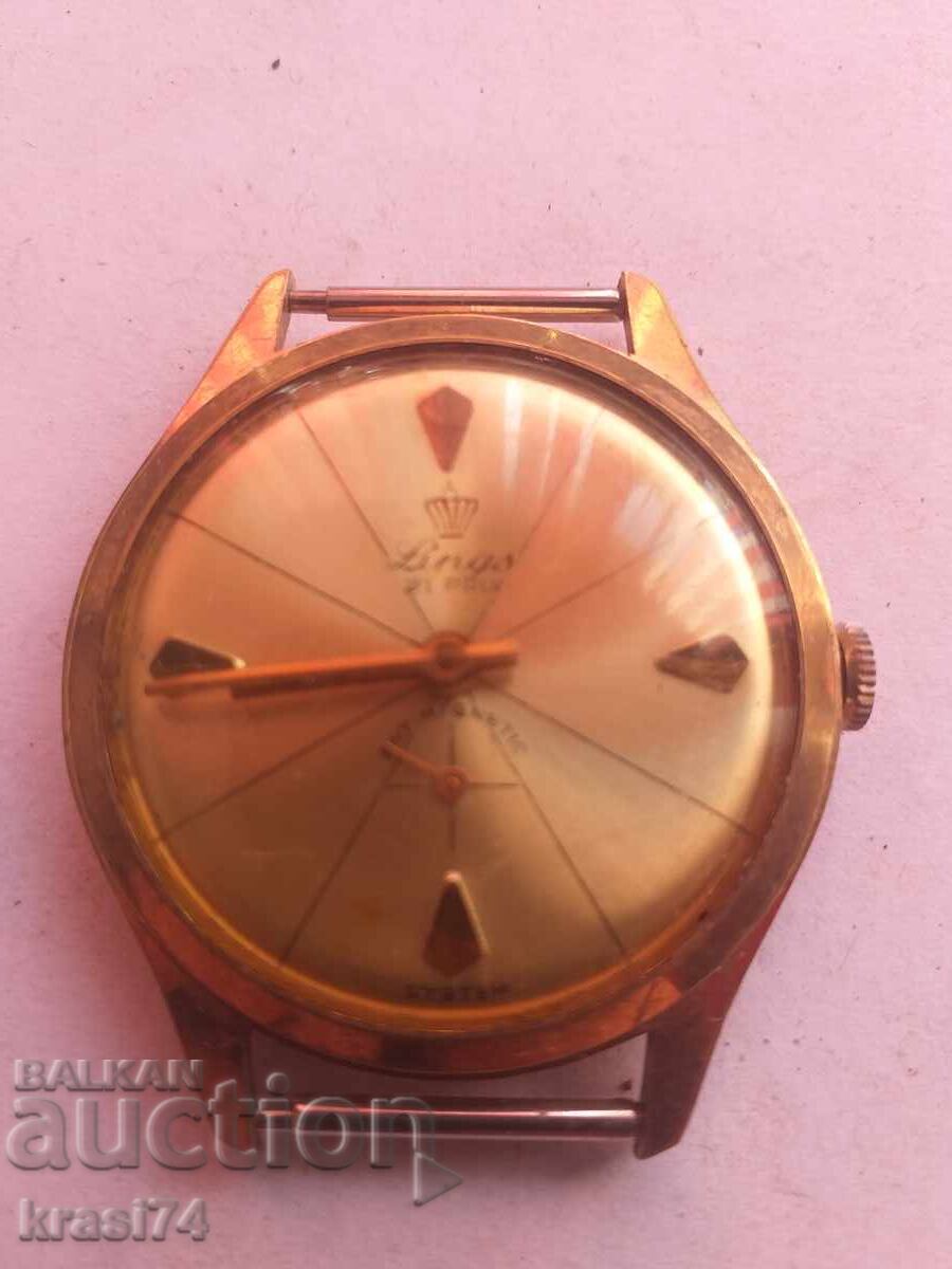 Позлатен часовник