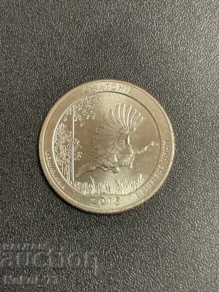 Νόμισμα ΗΠΑ Κισάτσι 2015 με τιμή 0.50 BGN | € 0.26 Νόμισμα ΗΠΑ Κισάτσι 2015 με τιμή 0.50 BGN | € 0.26