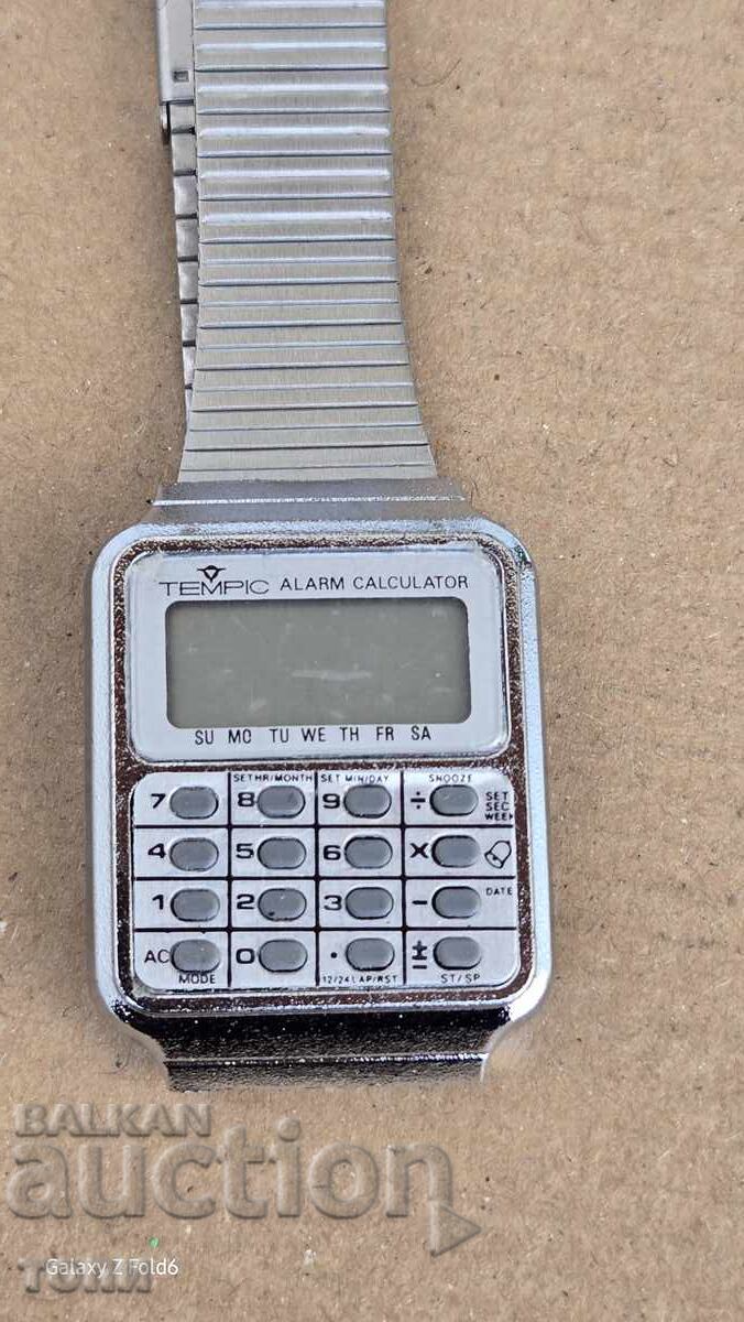 TEMPIC LED QUARTZ JAPAN RARE, I DON'T KNOW IF IT WORKS, BZTs!!!! with price 5.45 BGN | € 2.79