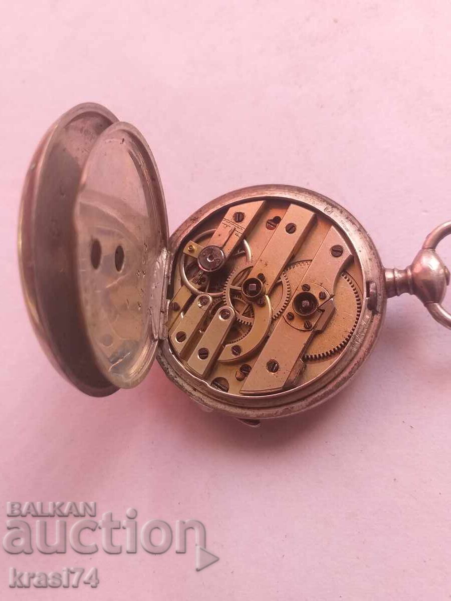 Ασημένιο ρολόι τσέπης με τιμή 30.00 BGN | € 15.34