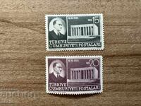Τουρκία - Μεταφορά της τέφρας του Κεμάλ Ατατούρκ στο ...(1953) MNH