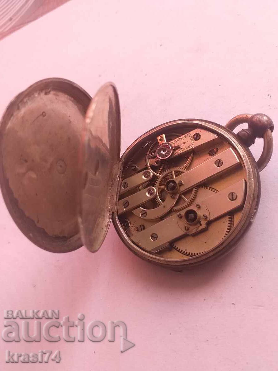 Ασημένιο ρολόι τσέπης με τιμή 40.00 BGN | € 20.45 Ασημένιο ρολόι τσέπης με τιμή 40.00 BGN | € 20.45