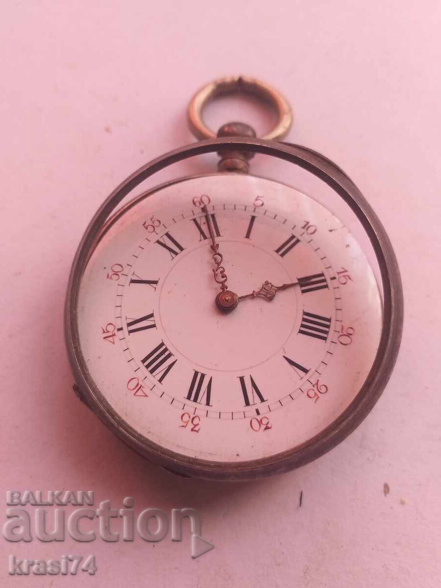 Ασημένιο ρολόι τσέπης Ασημένιο ρολόι τσέπης