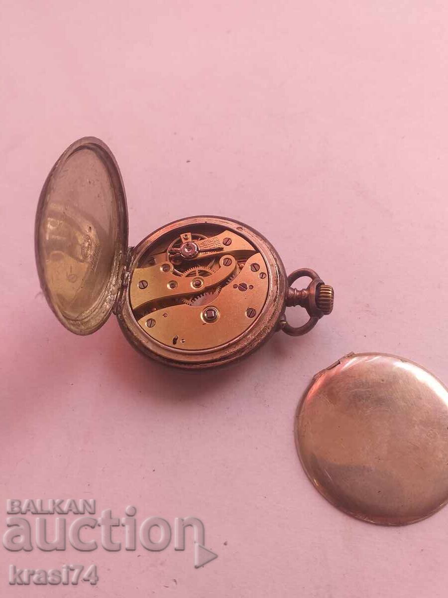 Ασημένιο ρολόι τσέπης με τιμή 30.00 BGN | € 15.34