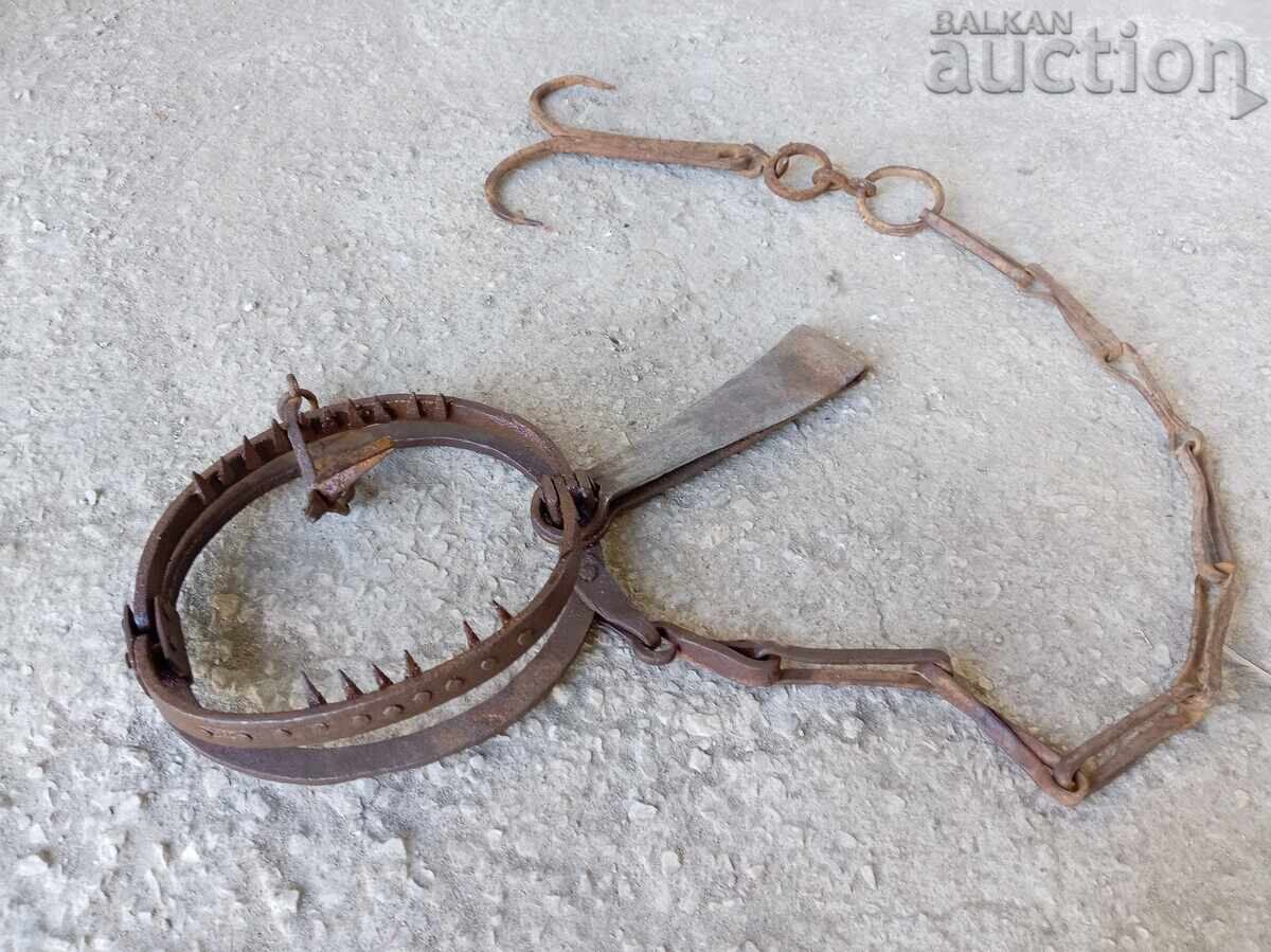 Antique Wrought Iron Wolf Trap with price 71.00 BGN | € 36.30