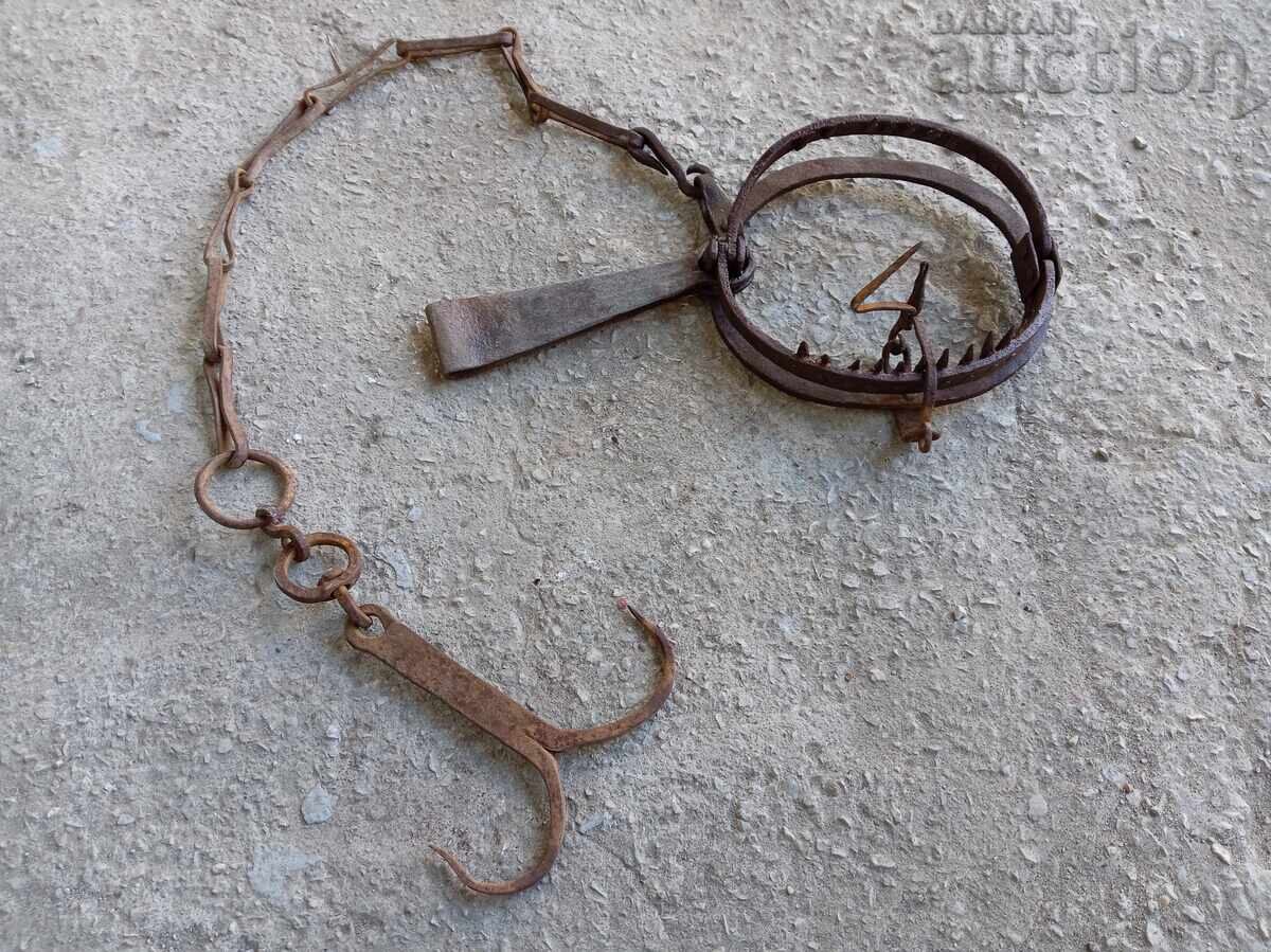 Delivery of Antique Wrought Iron Wolf Trap