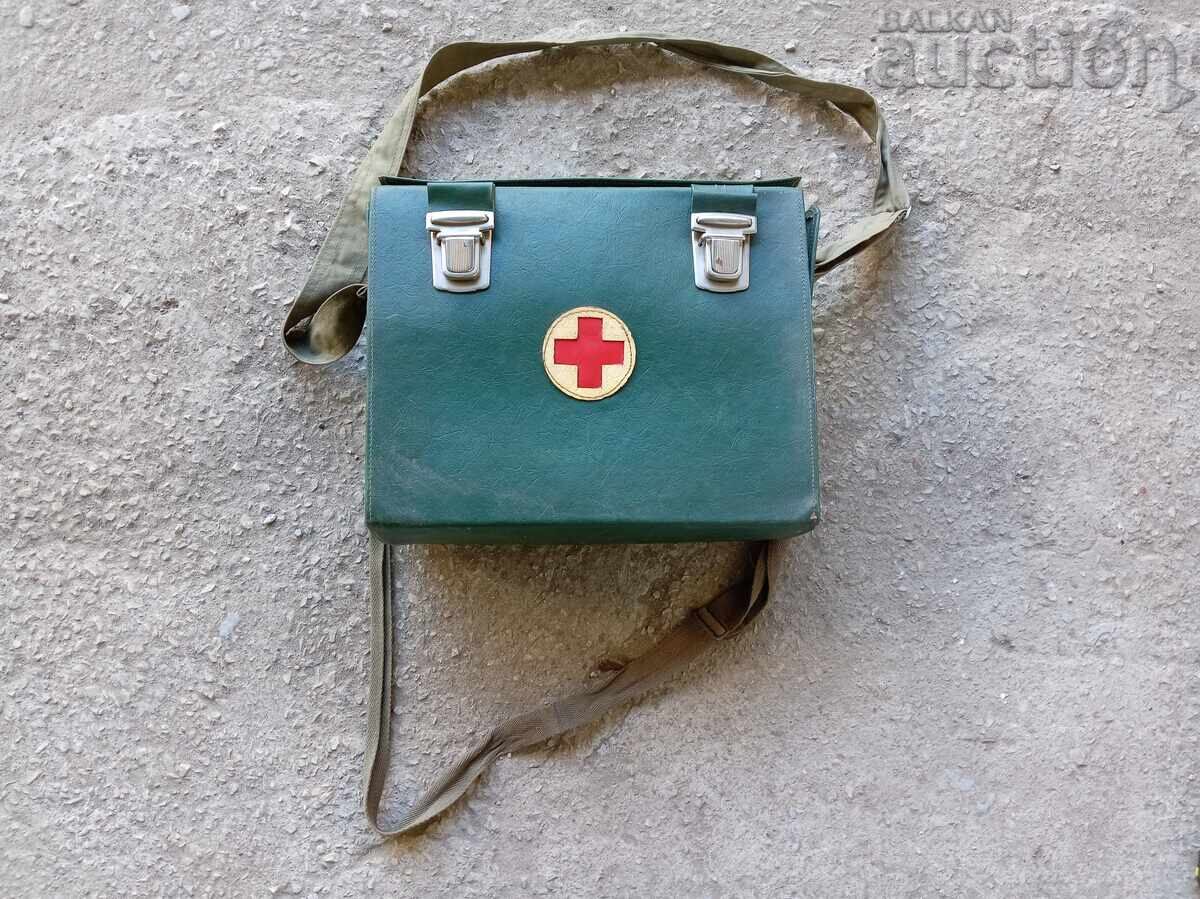 Medical Bag First Aid Kit Old Original with price 41.00 BGN | € 20.96