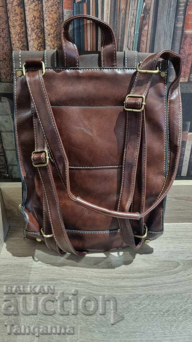 Доставка на Раница естествена кожа