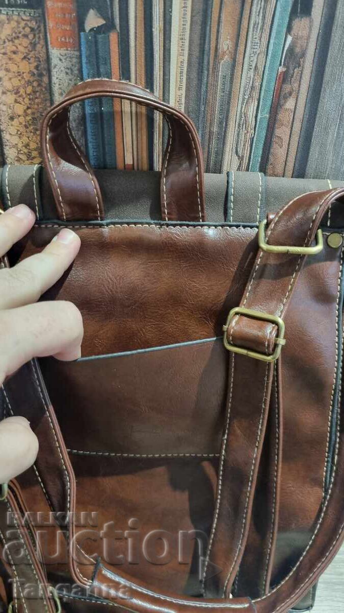 Раница естествена кожа - 5