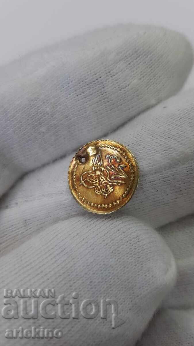 Old Turkish, Ottoman gold coin, 14 karat - 5