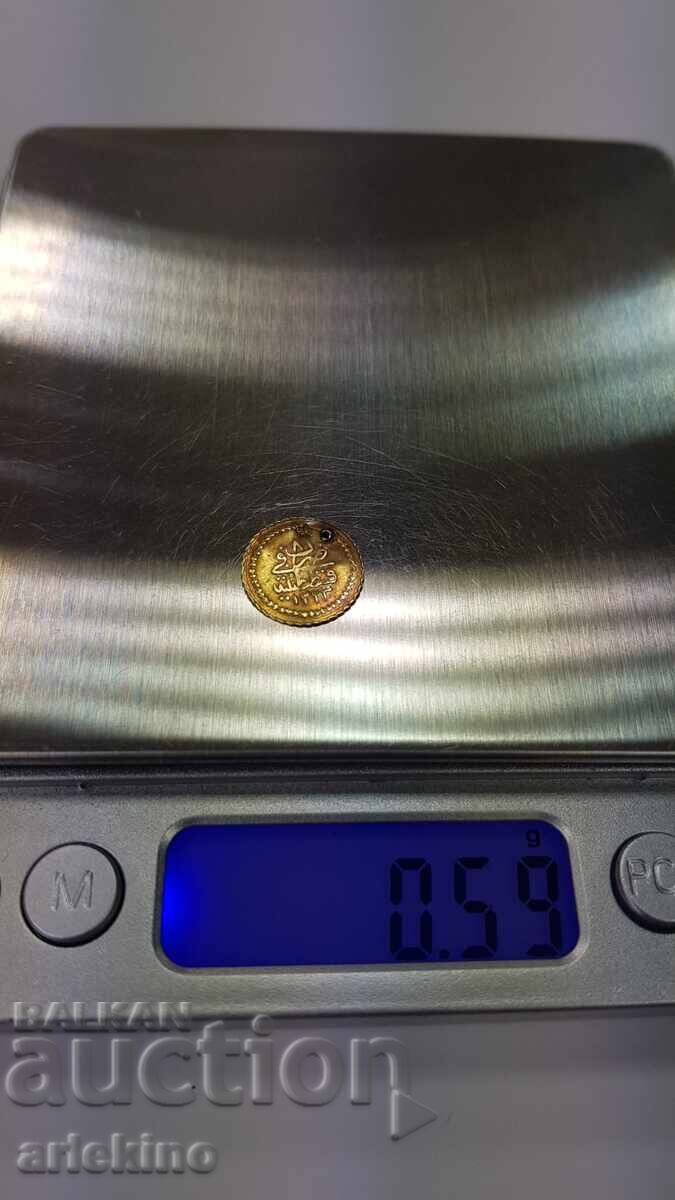 Old Turkish, Ottoman gold coin, 14 karat - 7