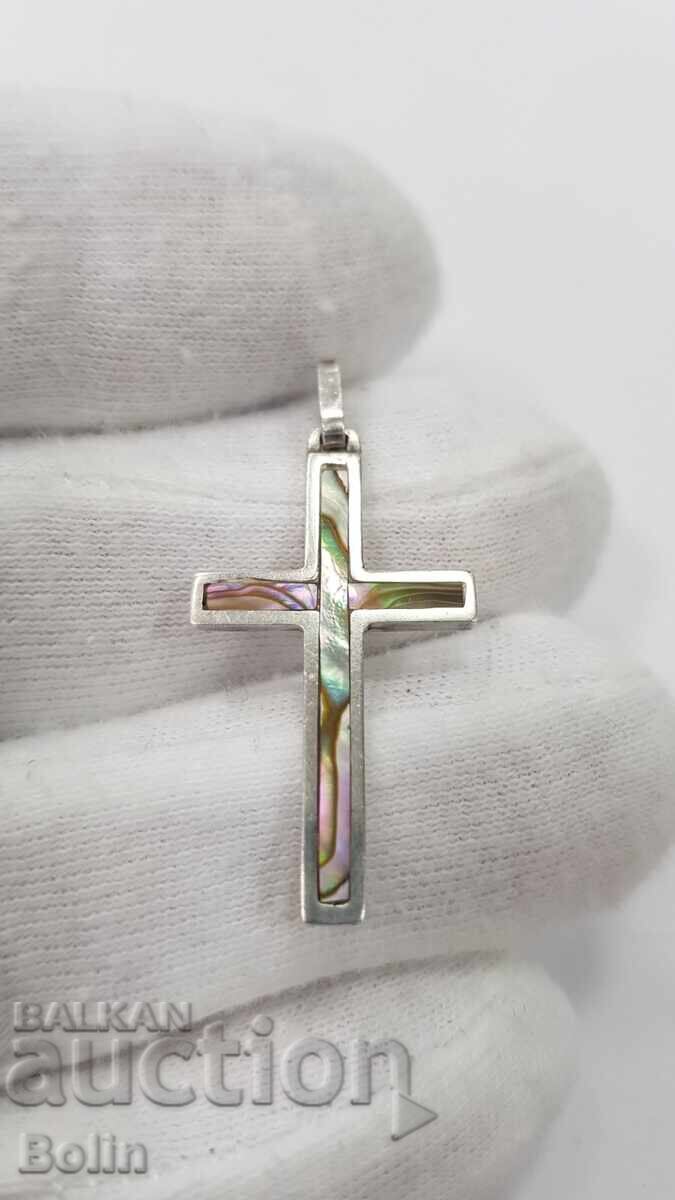 Όμορφος ασημένιος σταυρός, σταυρουδάκι με φίλντισι Ευρώπη με τιμή 23.00 BGN | € 11.76 Όμορφος ασημένιος σταυρός, σταυρουδάκι με φίλντισι Ευρώπη με τιμή 23.00 BGN | € 11.76