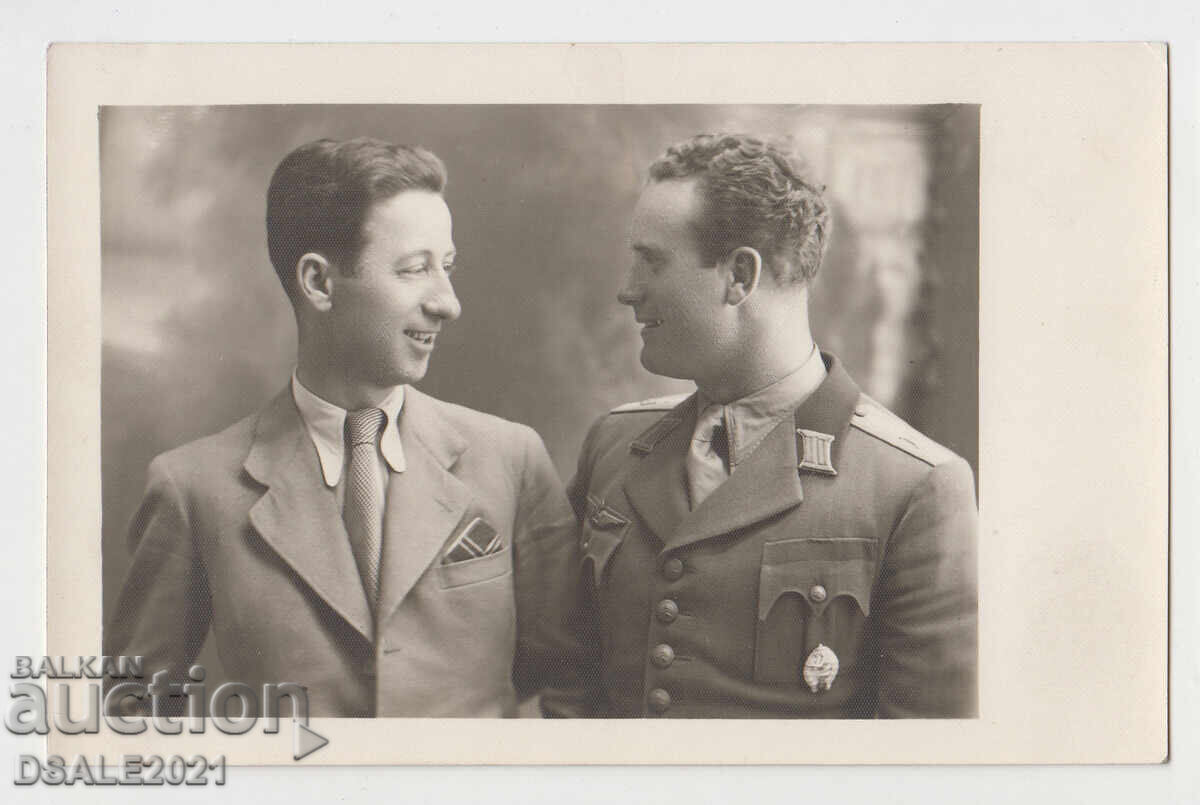 Bulgaria WWII Pilot Uniform Insignia, Photo Kazanlak /31910 Bulgaria WWII Pilot Uniform Insignia, Photo Kazanlak /31910