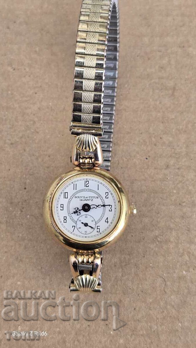 TITUS SWISS MADE QUARTZ ΣΠΑΝΙΟ ΔΕΝ ΞΕΡΩ ΑΝ ΛΕΙΤΟΥΡΓΕΙ ΒΖΤ !!!!