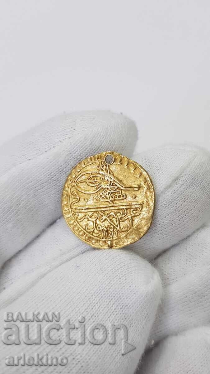 Early Turkish, Ottoman gold coin high karat 2.53 grams with price 630.00 BGN | € 322.11 Early Turkish, Ottoman gold coin high karat 2.53 grams with price 630.00 BGN | € 322.11
