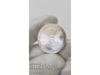 Rare Silver Jubilee Coin 5 BGN Georgi Dimitrov 1964