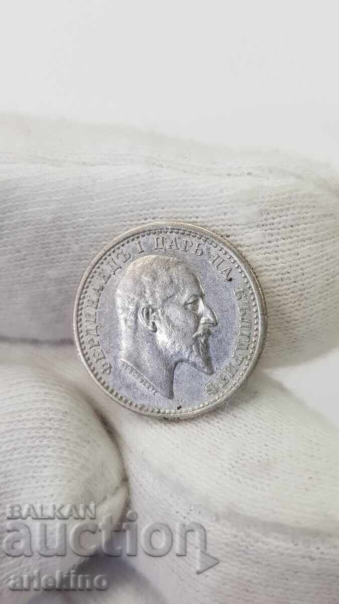 Royal Silver Coin 50 Stotinki 1910, No Line! with price 68.00 BGN | € 34.77 Royal Silver Coin 50 Stotinki 1910, No Line! with price 68.00 BGN | € 34.77