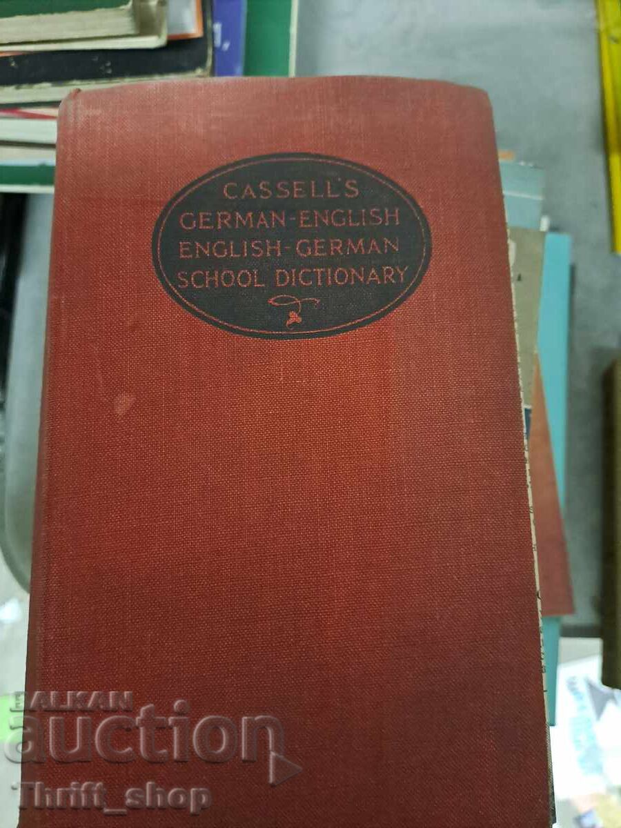 Dicționar școlar Cassells German-Englez Englez-German