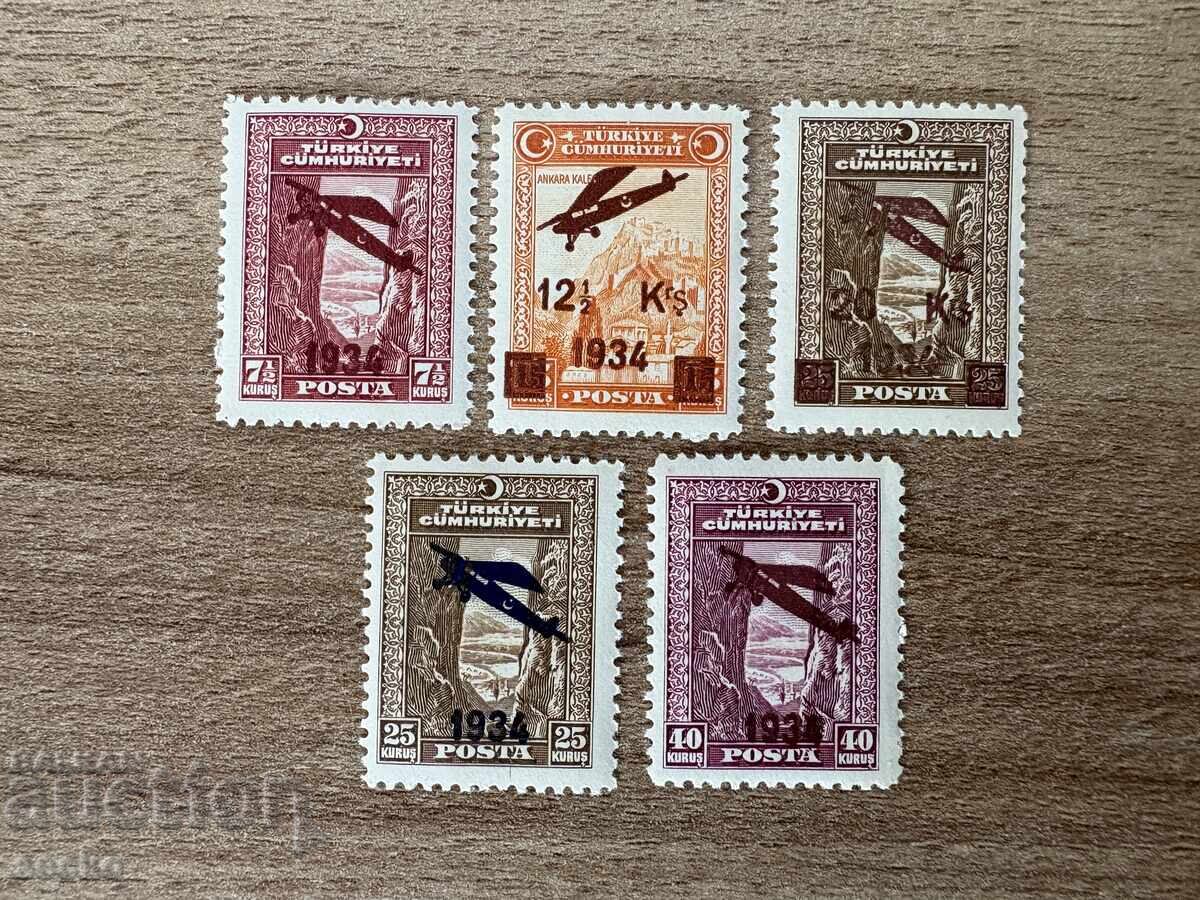 Τουρκία - Αεροπορική αλληλογραφία (1934) MNH Τουρκία - Αεροπορική αλληλογραφία (1934) MNH