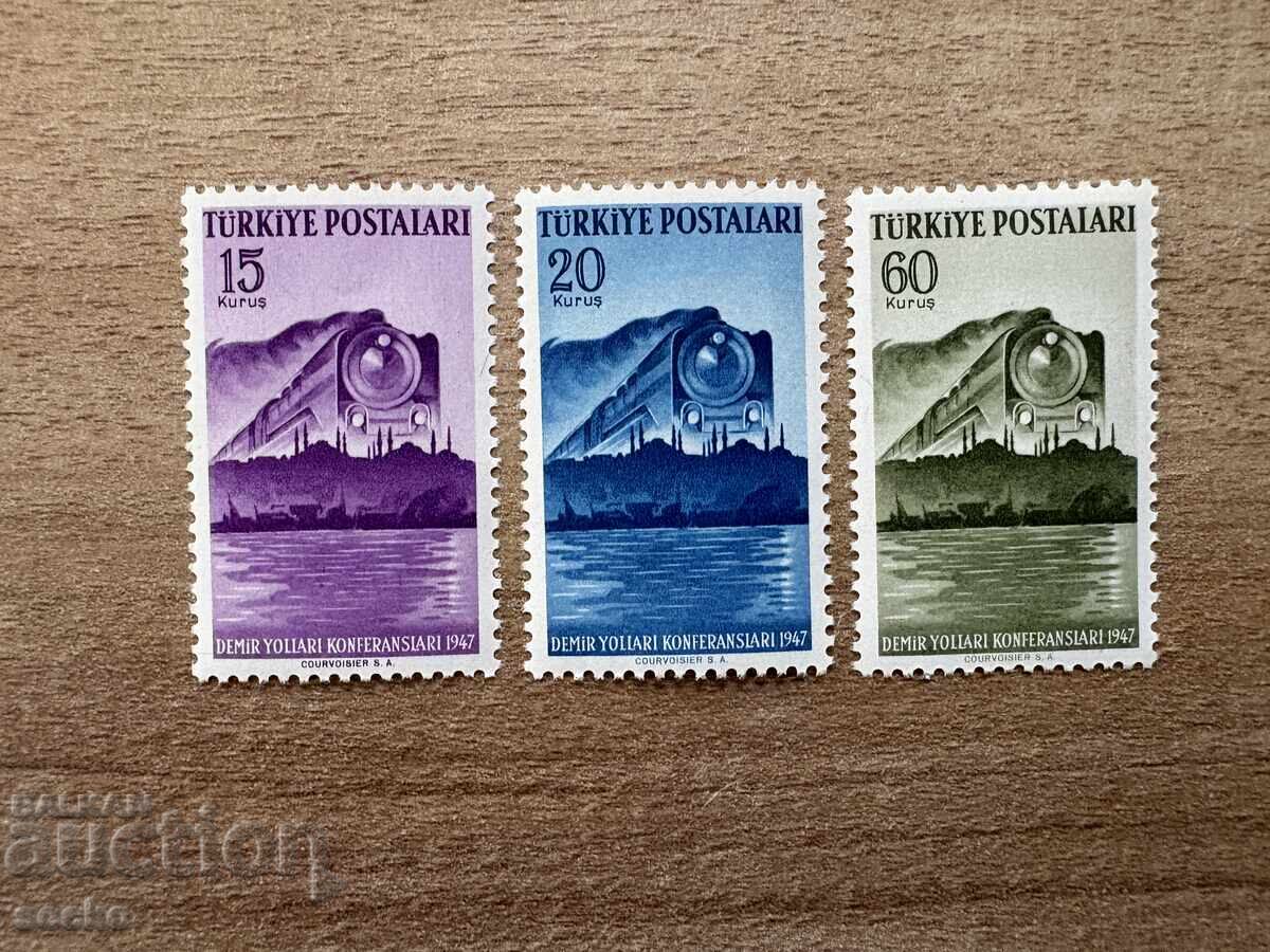 Turkey - International Railway Congress... (1947) MNH