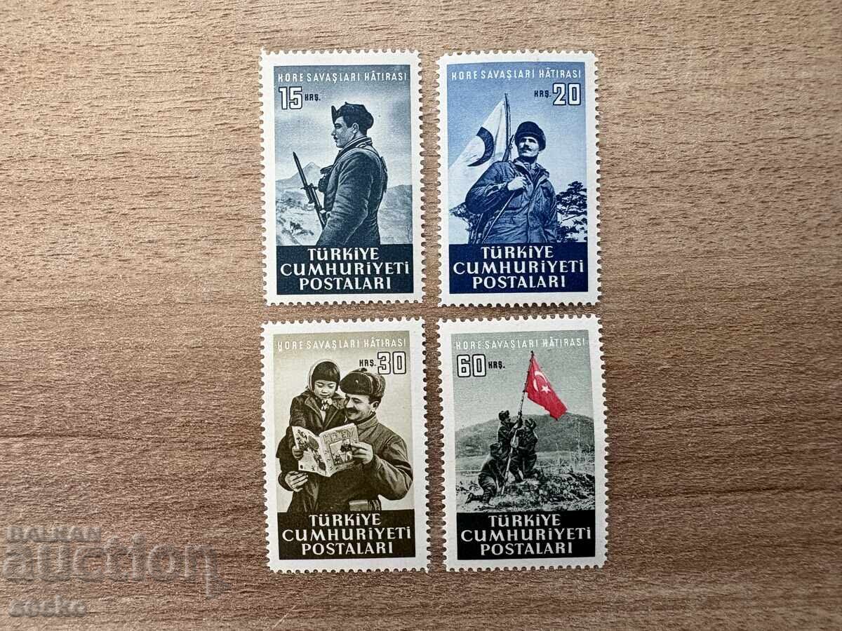 Turcia - Participare Turcă în Războiul din Coreea (1952) MNH