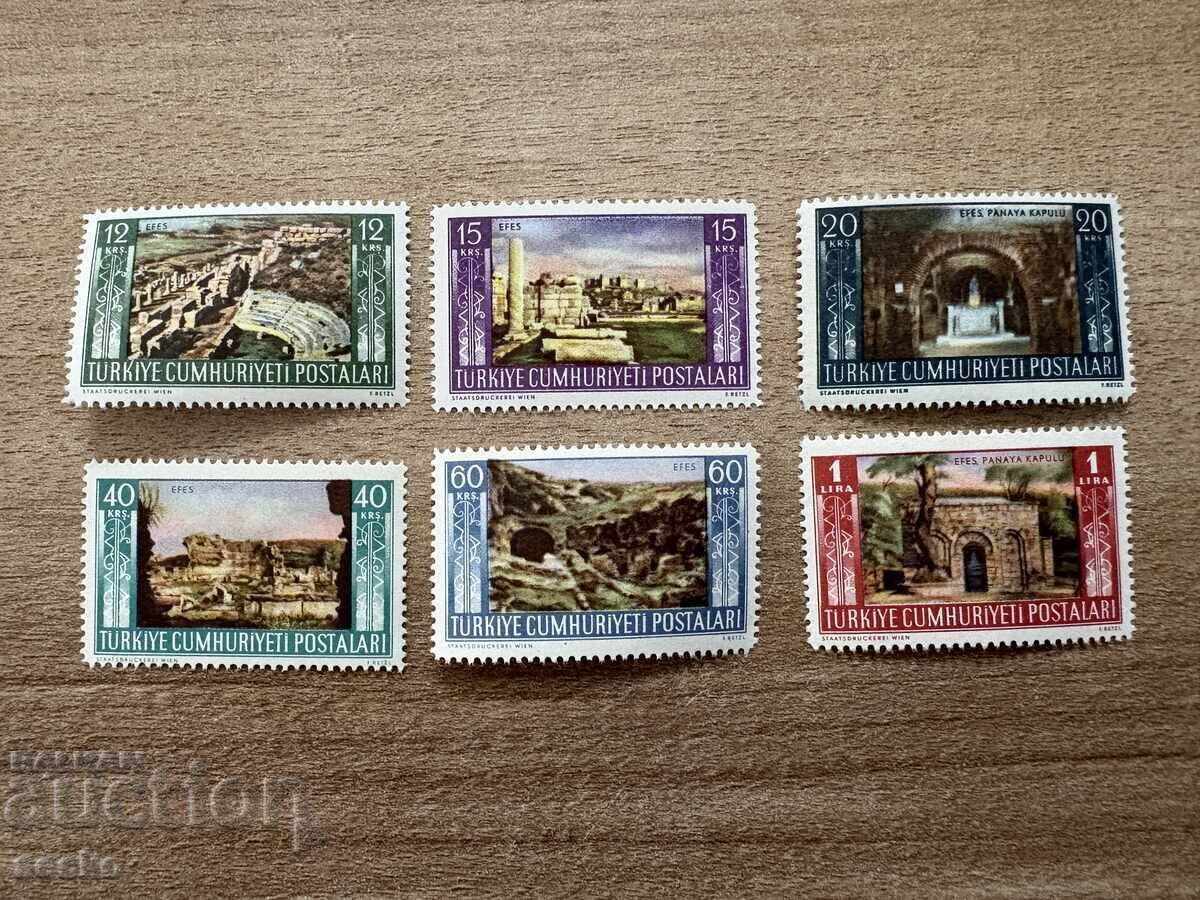 Turkey - Ephesus Views - Inscription "EFES (1953) MNH"