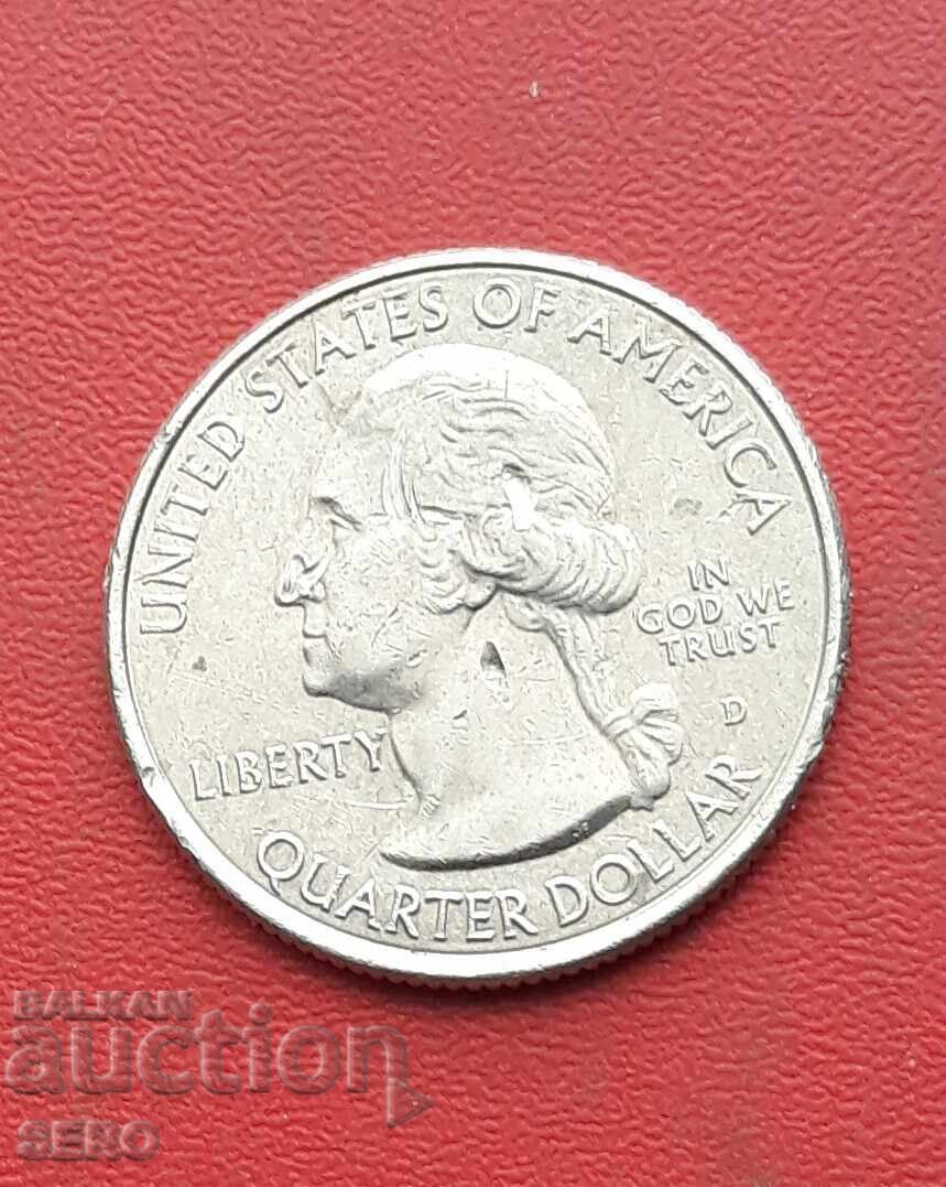 ΗΠΑ - 1/4 δολάριο 2016 D - Ντένβερ - Πολιτεία Βόρεια Ντακότα - Ρούσβελτ με τιμή 0.81 BGN | € 0.41 ΗΠΑ - 1/4 δολάριο 2016 D - Ντένβερ - Πολιτεία Βόρεια Ντακότα - Ρούσβελτ με τιμή 0.81 BGN | € 0.41