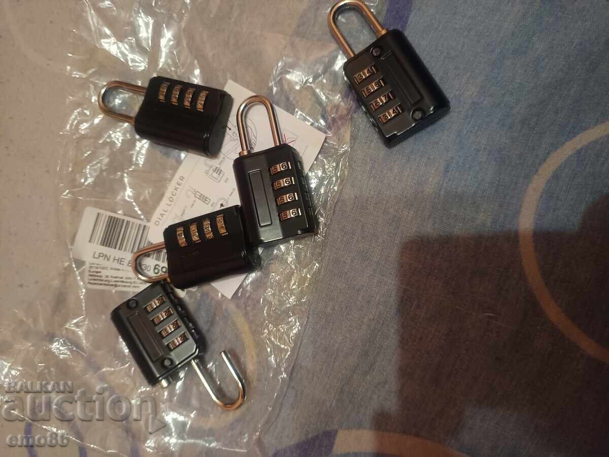 5 code padlocks B.Z.C 5 code padlocks B.Z.C