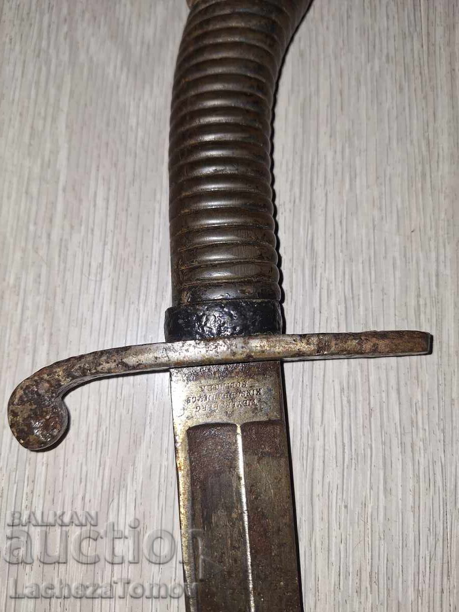 Auction Sabre Solingen Germany 19th century, blade combat, interesting, rare Auction Sabre Solingen Germany 19th century, blade combat, interesting, rare