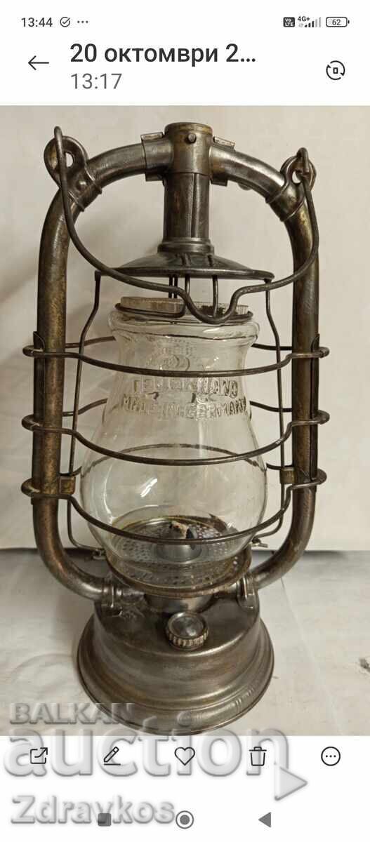 Antique German gas lantern with price € 101.75 | 199.01 BGN Antique German gas lantern with price € 101.75 | 199.01 BGN