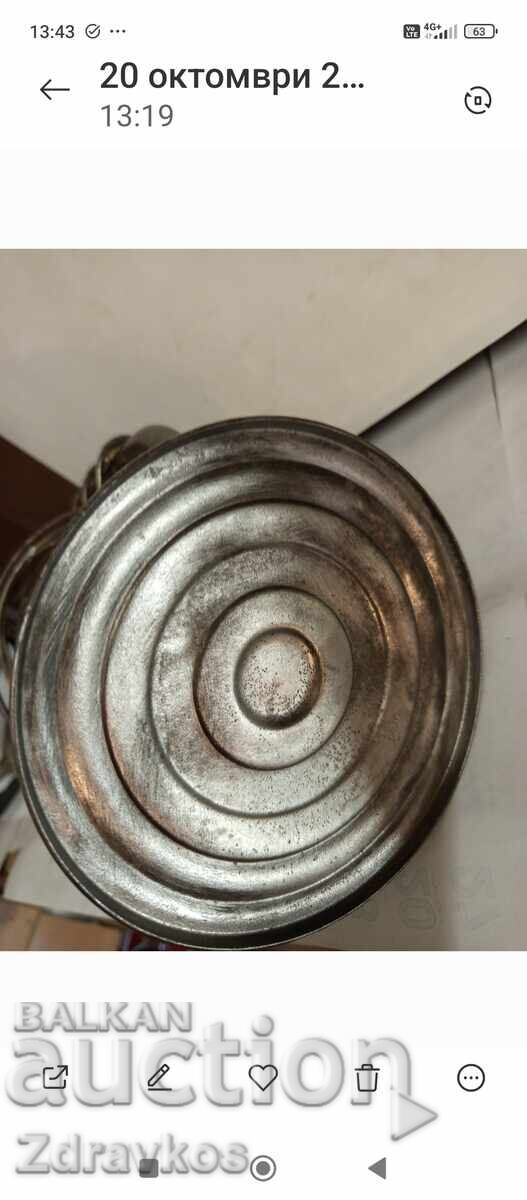 Antique German gas lantern - 6